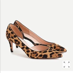 J Crew d’orsay leopard pumps